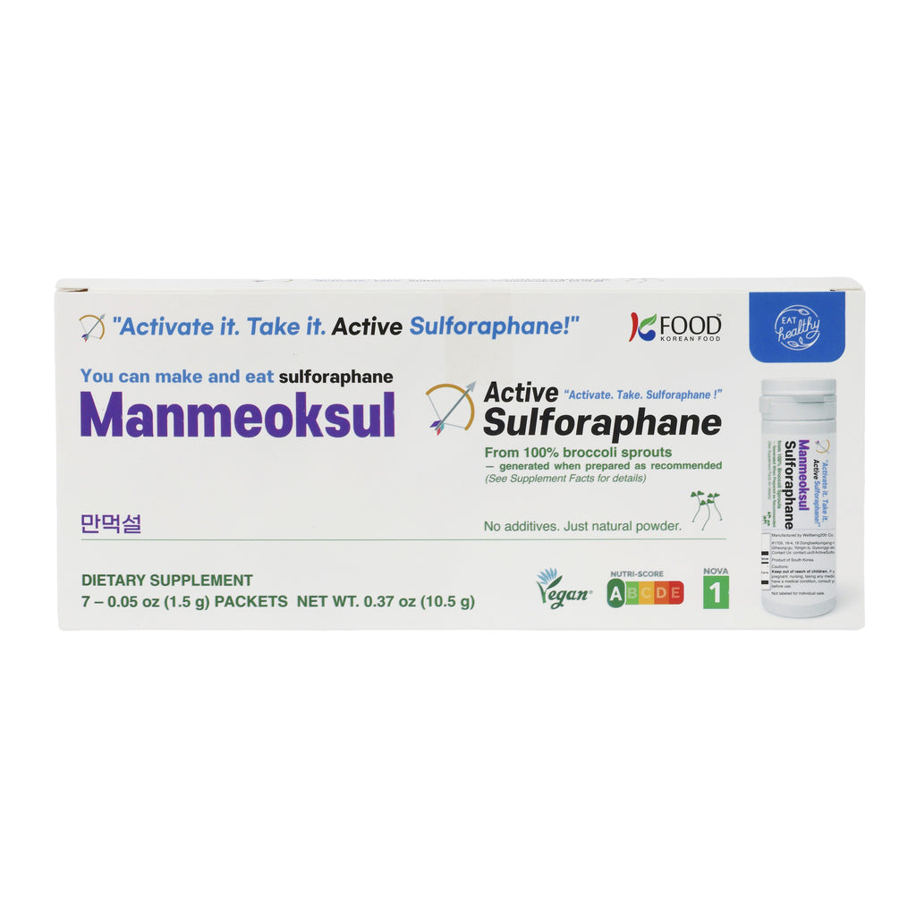 Manmeoksul Sulforaphane 7-pack dietary supplement box front